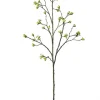 Cherry Blossom Budding Branch 42 in. Cream / Green