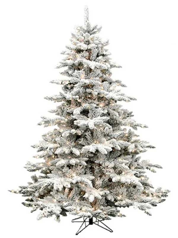 Deluxe Flocked Arctic 9 Feet
