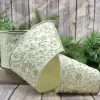 Jewel Floral Garden 4 in. x 10 yd. Ivory Dupion