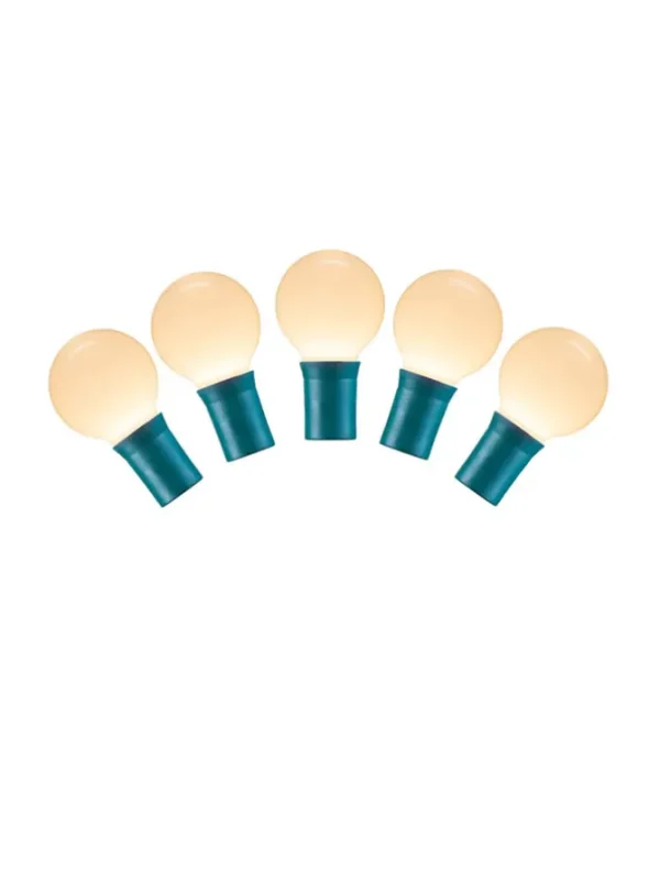 LED G30 Ceramic Bulb 16 FT 25 Lights - Warm White