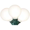 LED G50 Glass Bulb 15 FT 15 Lights - Warm White