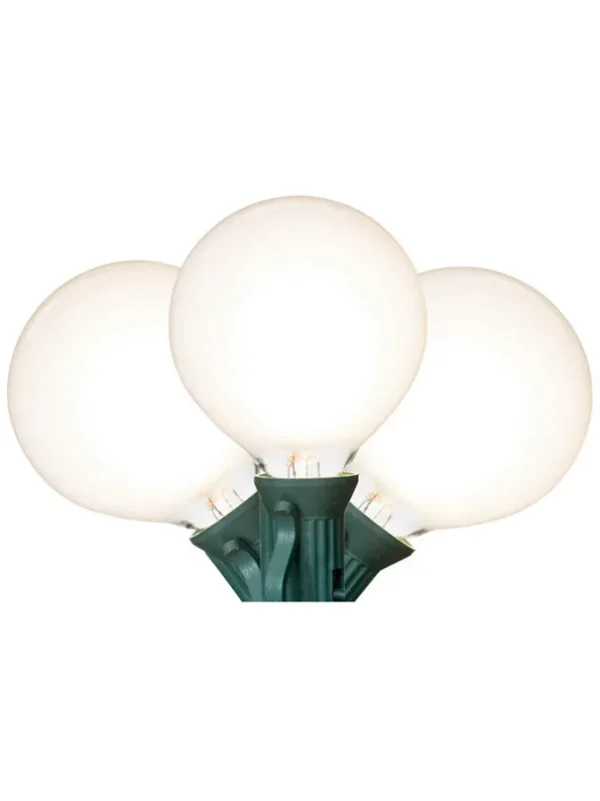 LED G50 Glass Bulb 15 FT 15 Lights - Warm White