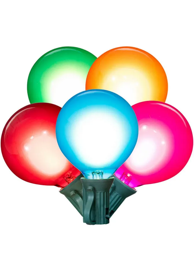 led_g_glass_bulb__ft__lig_0.webp LED G50 Glass Bulb 15 FT 15 Lights - Multicolor