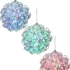 LED Spiral Orb 6 in. RGB 3 Pack