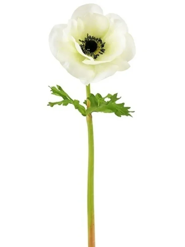 Natural Touch Anemone 17.5 in. White