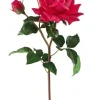 Natural Touch Garden Rose 22 in. Fuchsia
