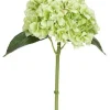 Natural Touch Hydrangea 18 in. Light Green