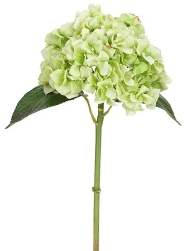Natural Touch Hydrangea 18 in. Light Green