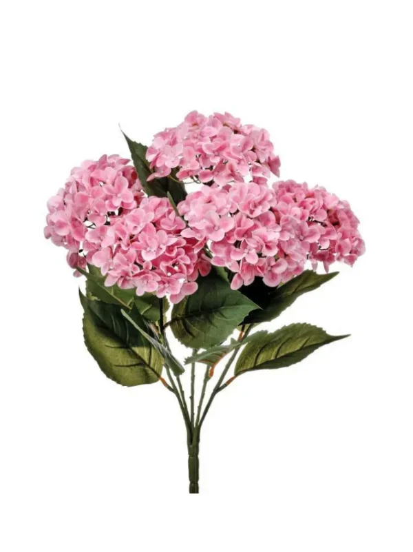 Natural Touch Hydrangea Bush 22 in. Pink