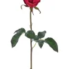Natural Touch Rose Bud Pick 20.5 in. Red