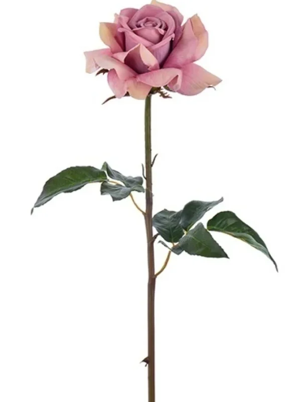Natural Touch Rose Dutchess Open 20 in. Deep Lavender