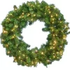 Norway Pine Wreath 36 in. Staylit