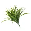 Plastic Field Grass Bush 14 in. Green