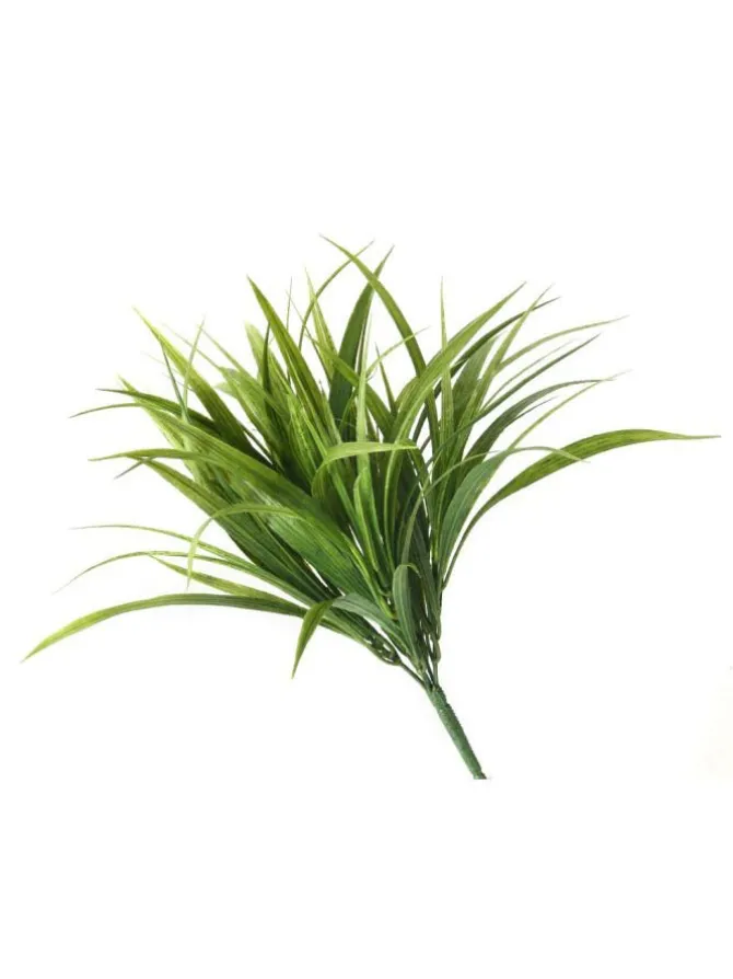plastic_field_grass_bush__0.webp Plastic Field Grass Bush 14 in. Green