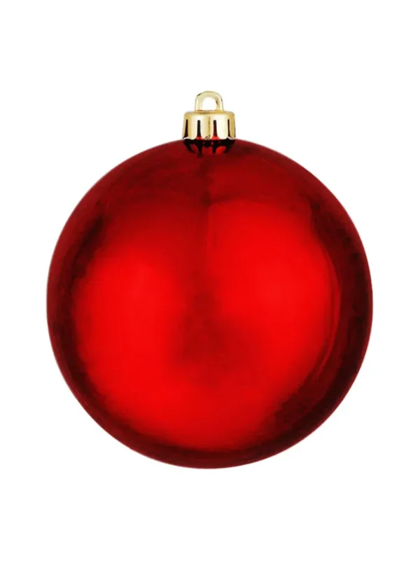 Seamless Shatterproof Shiny Red 8 in. - Case of 12