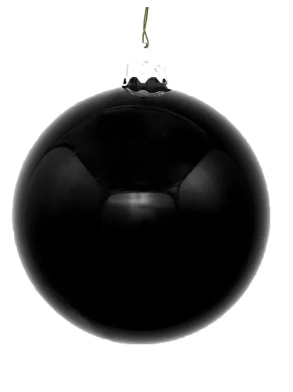 Seamless Shatterproof Shiny Black 10 in. - Case of 8