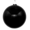 Seamless Shatterproof Shiny Black 8 in. - Case of 12