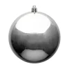 Seamless Shatterproof Shiny Silver 6 in. - Case of 24