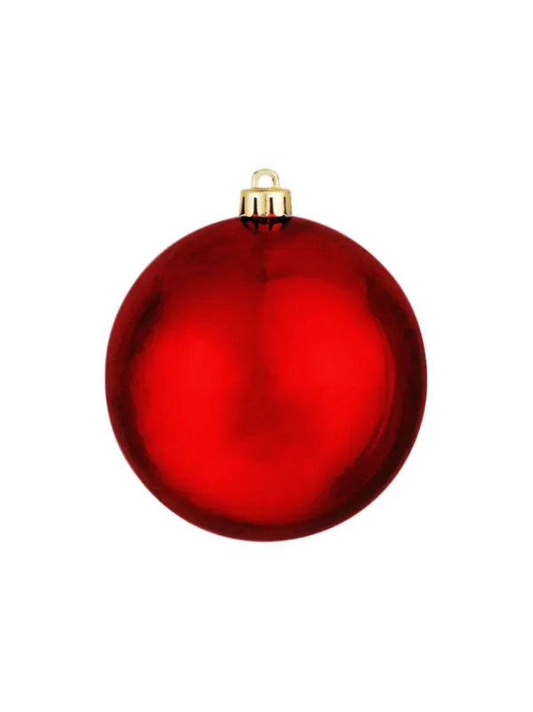 Seamless Shatterproof Shiny Red 4 in. - Case of 72