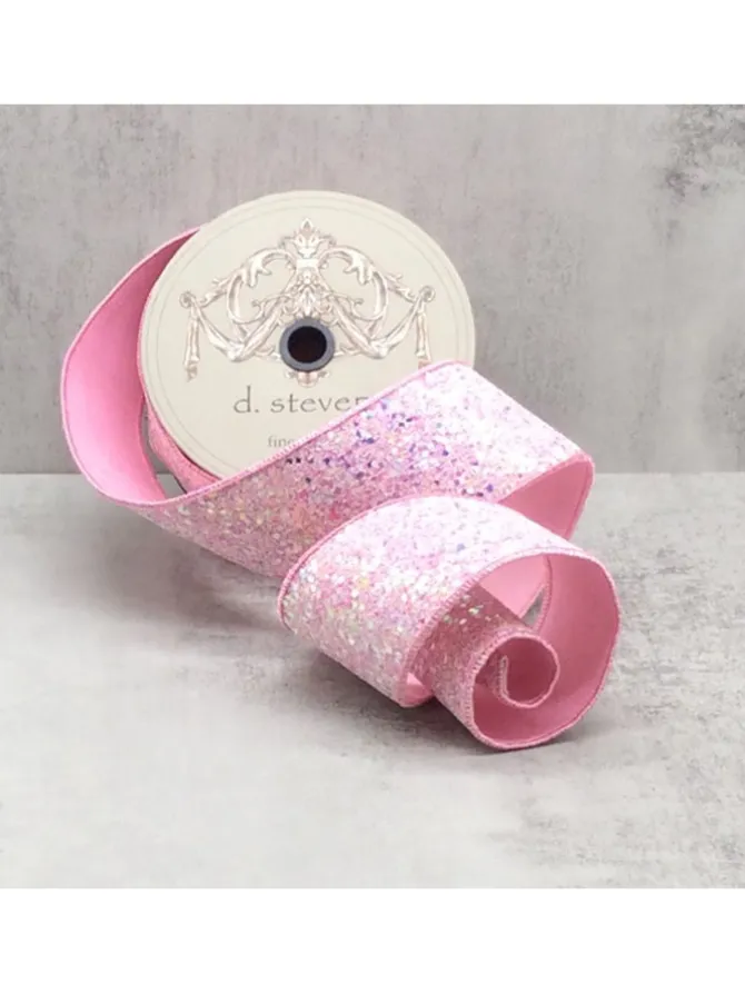 sugar_plum_glitter_cotton_0.webp Sugar Plum Glitter Cotton Candy 2.5 in. x 10 yd. Pink