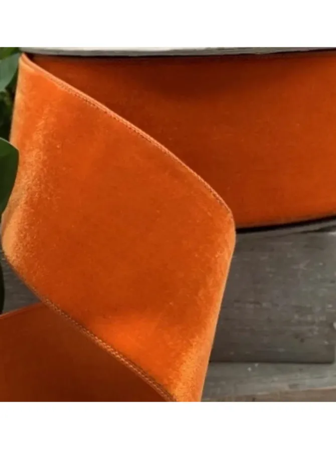 velvet__in_x__yd_bright_o_0.webp Velvet 4 in. x 10 yd. Bright Orange Faux Dupion Back