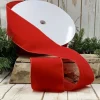 Velvet 4 in. x 100 yd. Red